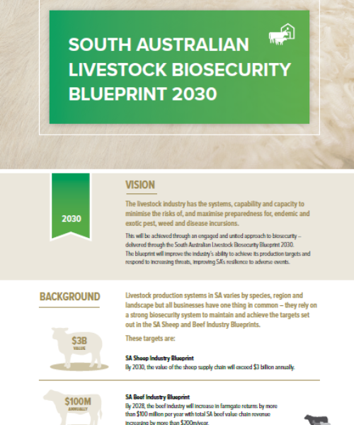 Livestock Biosecurity Blueprint 2030